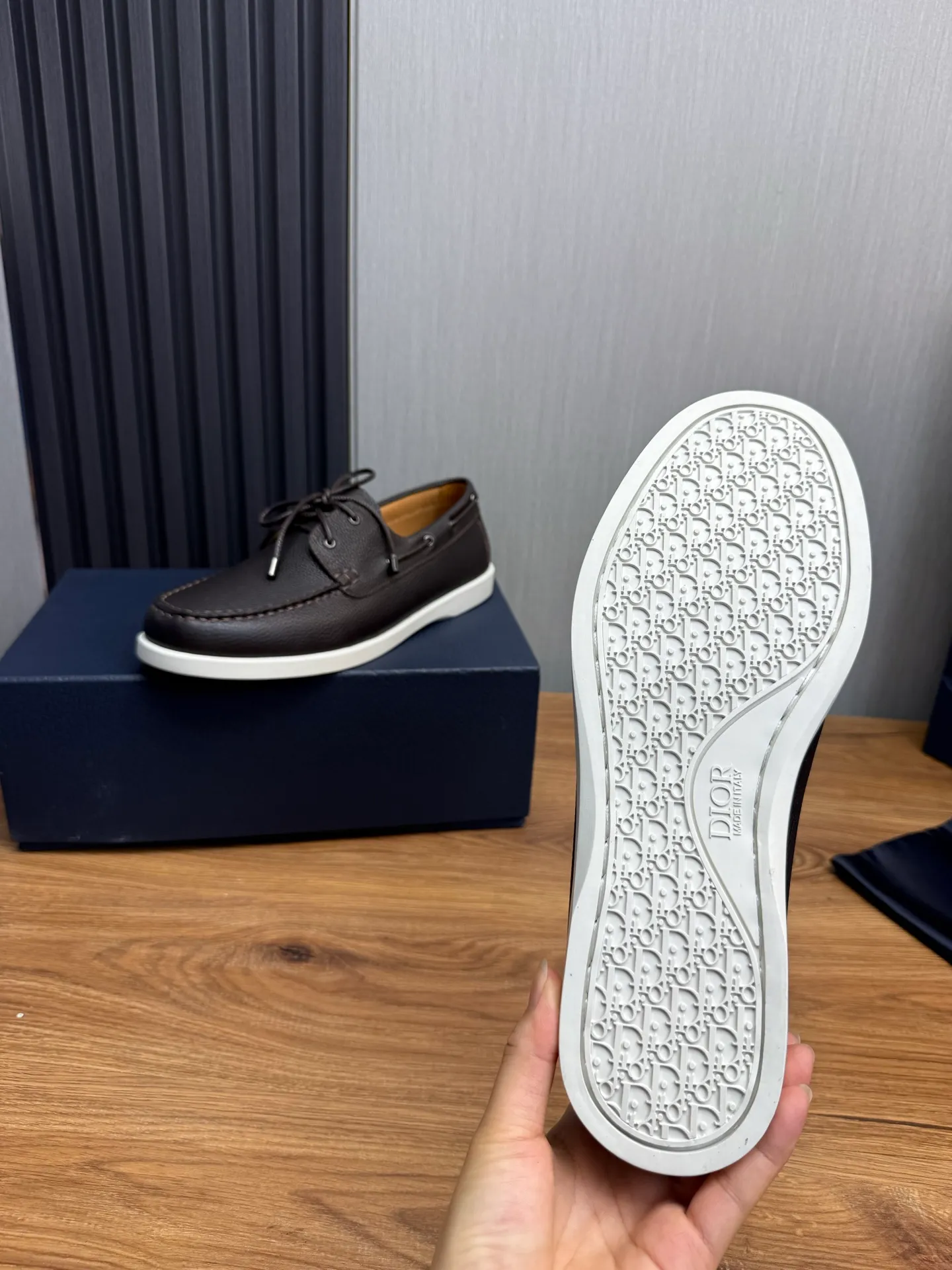 Men's shoes 💰560💰 [Dior] Men's official website na hot sale 🔥Imported cowhide + cowhide lining. Original rubber wear-resistant outsole. High quality shipment ⬆️Code number 38-44, (45 customized)